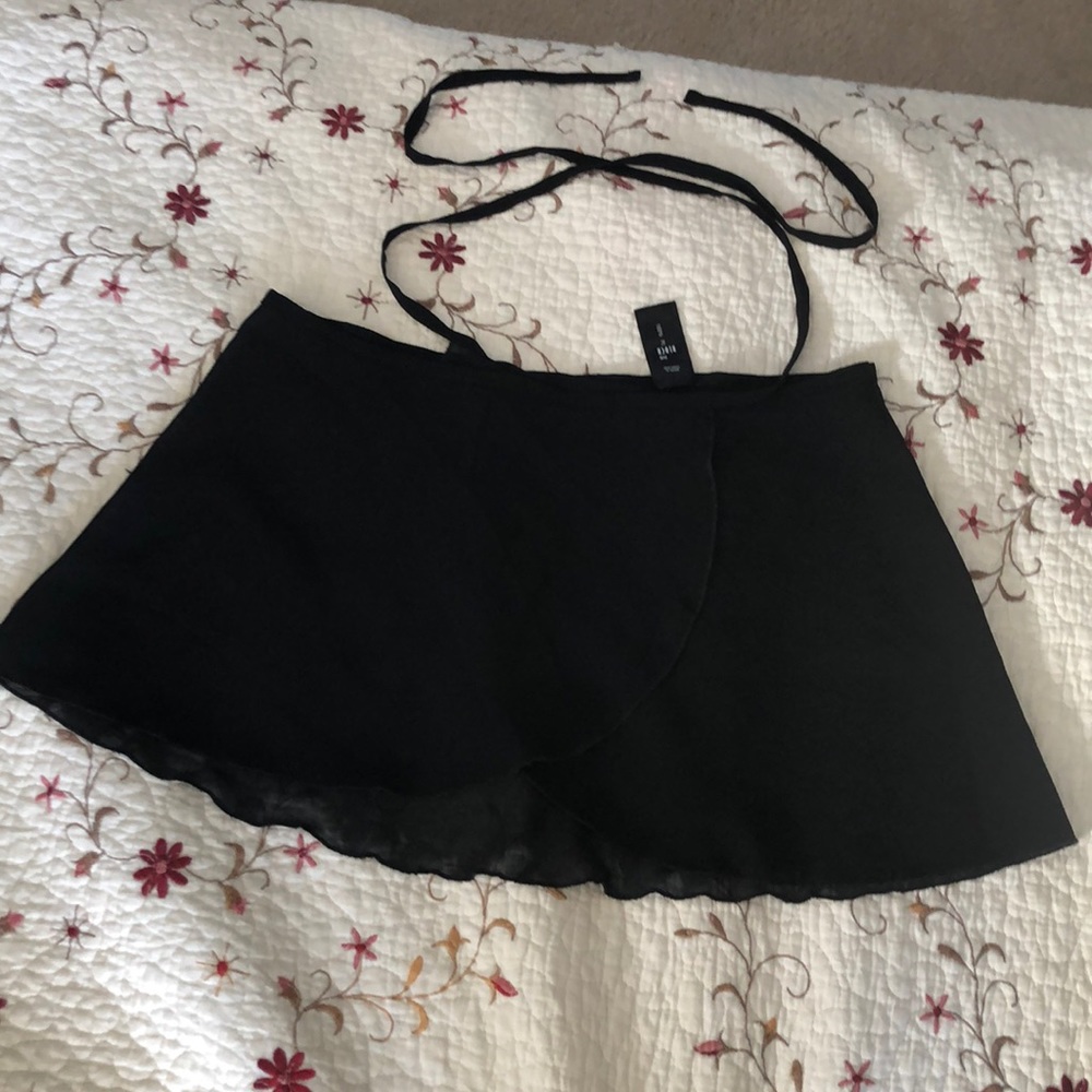 Bloch black ballet wrap skirt